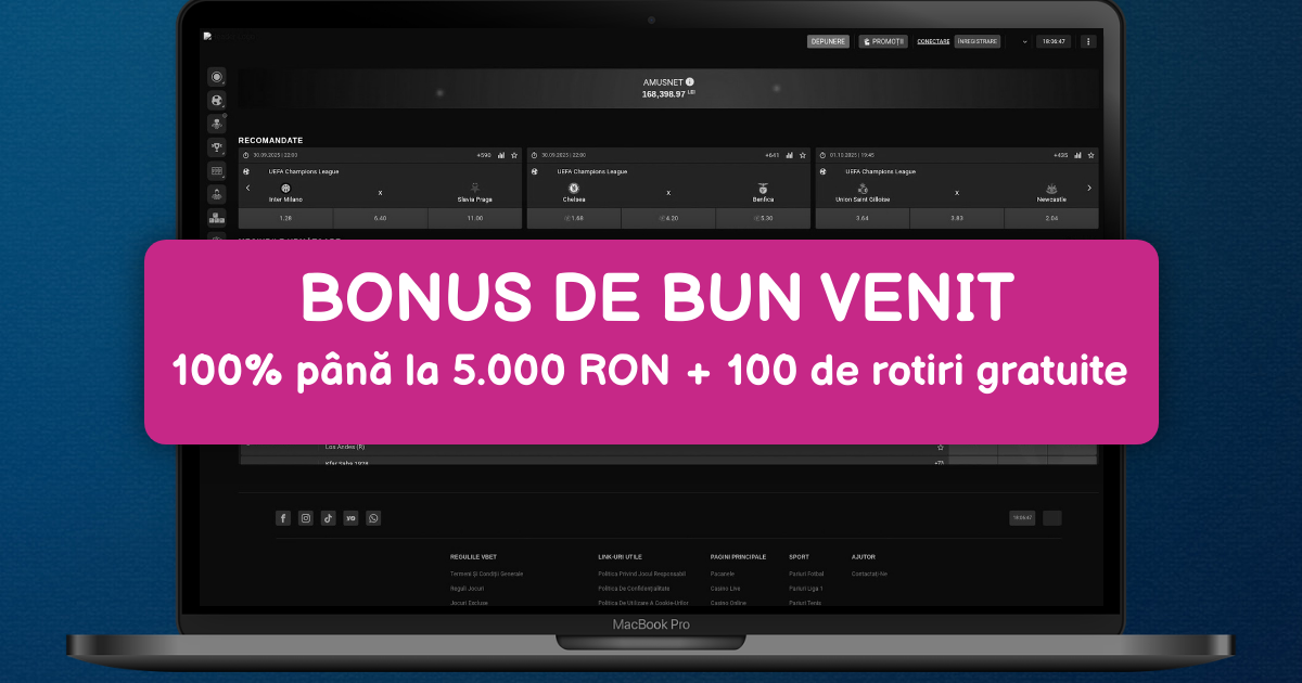 VBET Casino: Sloturi online top cu bonus mobil România
